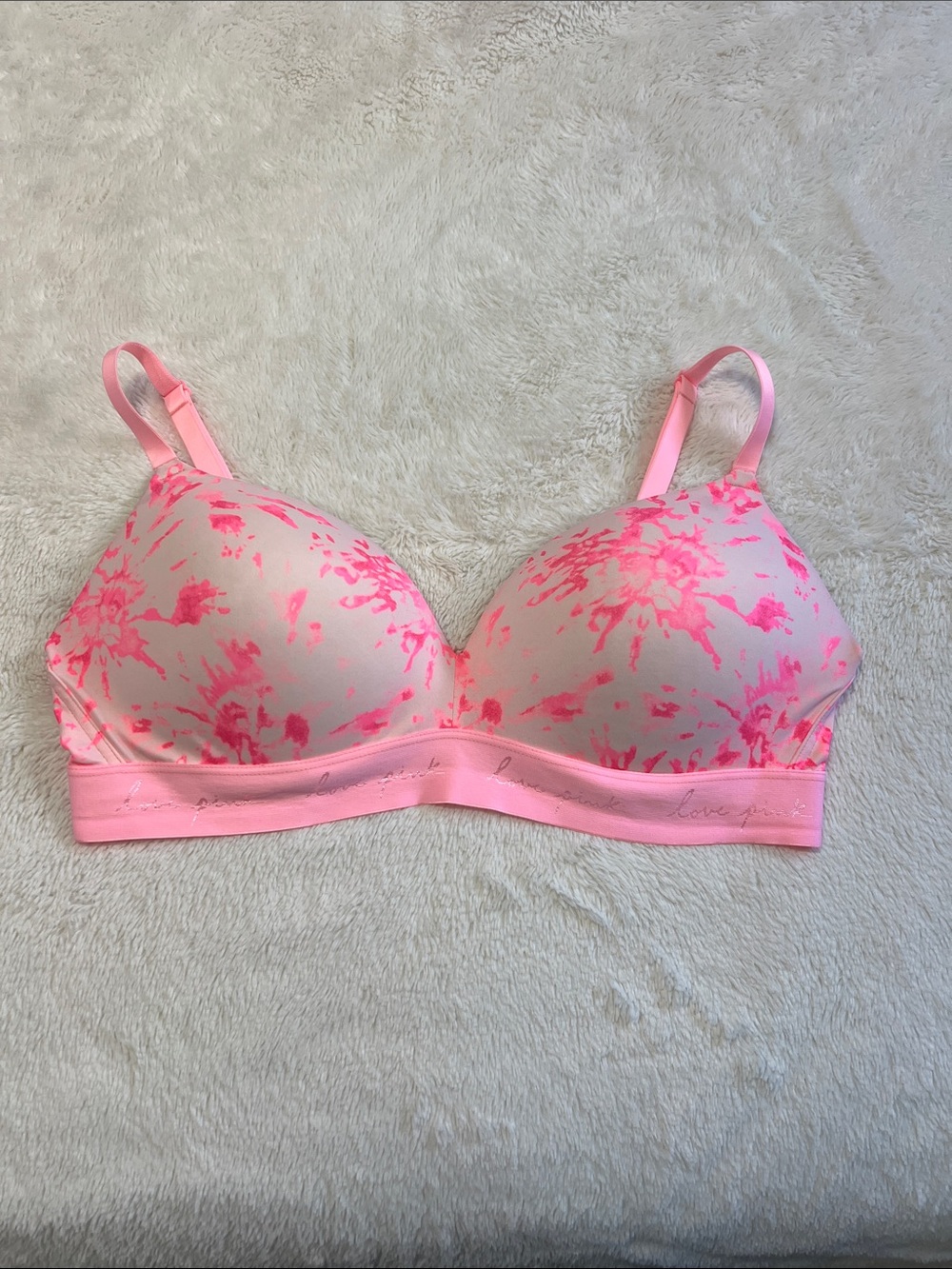 Victoria's Secret Pink Tie-Dye Wireless Bra